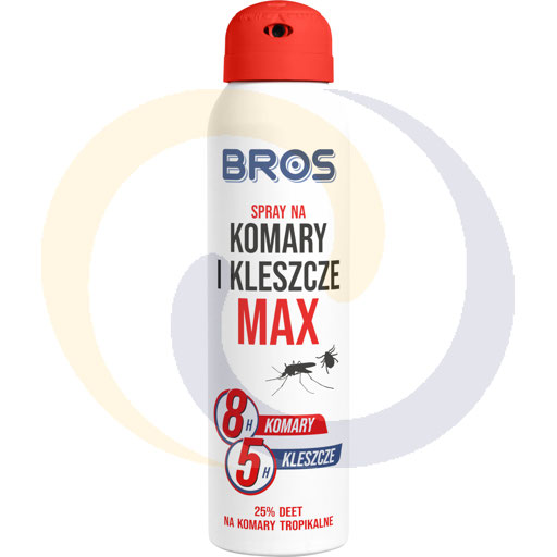 Spray na komary i kleszcze max 90ml .Bros