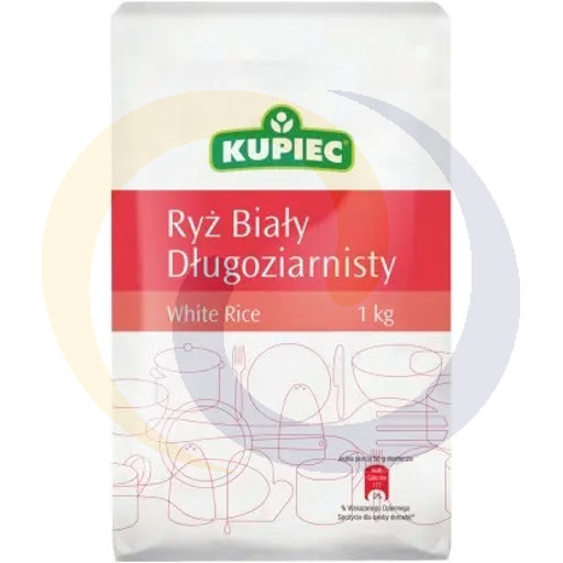 Ryż paczka 1,0kg/10szt Kupiec