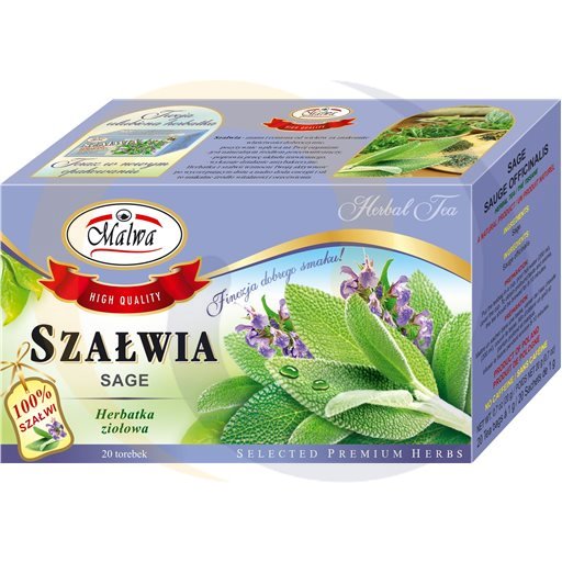 Malwa Herbata ex.ziołowa Szałwia liść 20t*1,0g/12szt  kod:5902781000192