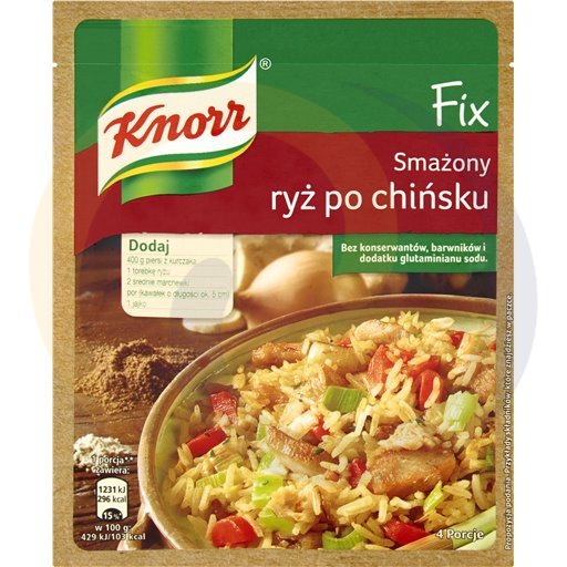 Knorr Fix Smażony Ryż 4P 27g/23szt  kod:8712566332717