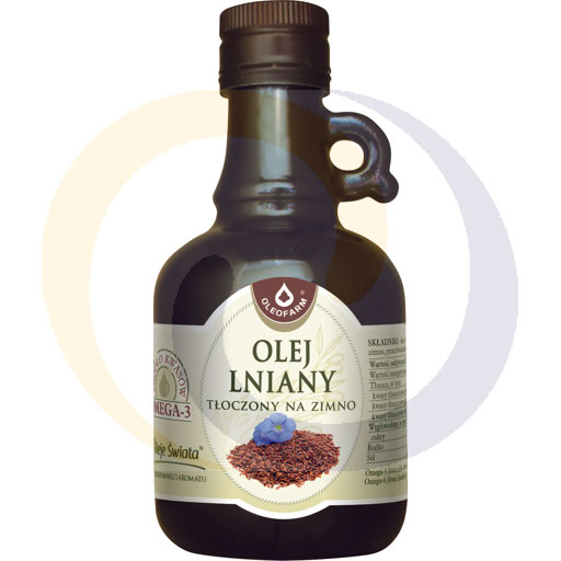 Olej lniany 250ml/6szt Oleofarm (43.10505)