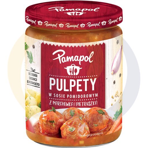 Pulpety w sosie pomidorowym 500g/8szt Pamapol (56.730)