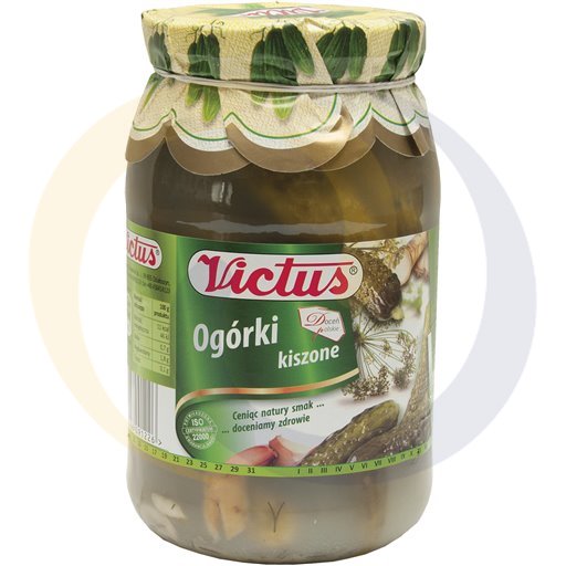 Pickled cucumbers 850g/6pcs Victus (22.438)
