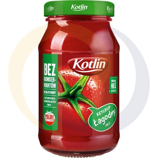 Ketchup Kotlin łagodny słoik 280g/12szt Agros Nova (75.831)
