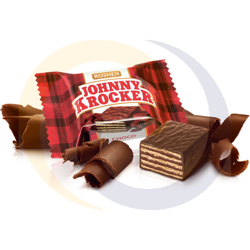 Roshen Europe Wafle Johnny Krocker chocolate 350g/10szt Roshen kod:4823077635557