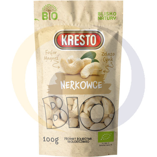 Organic cashew nuts 100g/12pcs Kresto