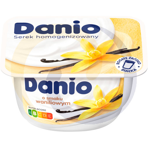 Homog cheese. Danio vanilla 130g/16 pcs Danone (9.298)