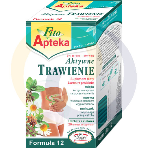 Herbata Fito Apteka Aktywne Trawienie 20t/10szt Malwa (46.4341)