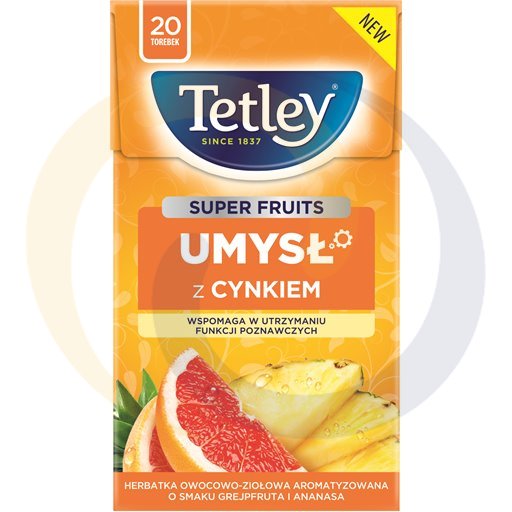 Vitax Tetley Super Fruits umysł anan.grejp.20t*2,0g/4szt  kod:5014328065196