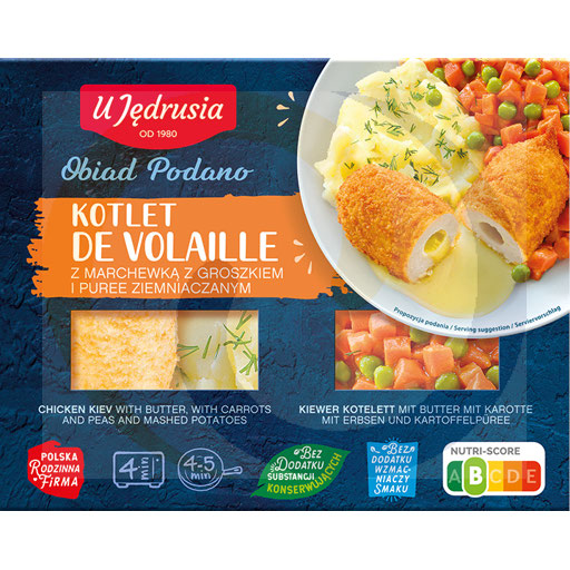 Kotlet de vol.z mas.pur.mar.z gro 400g/5szt U Jędrusia