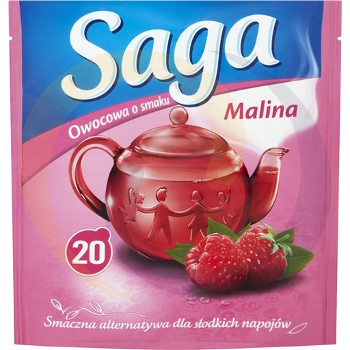 Saga Herbata ex. malina 20t*2,0g/20szt  kod:8714100818589