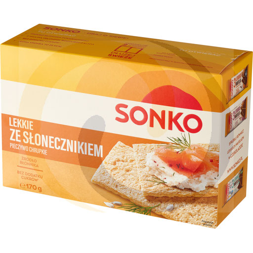 Pieczywo lekkie ze słonecznikiem 170g/10szt Sonko (60.4883)