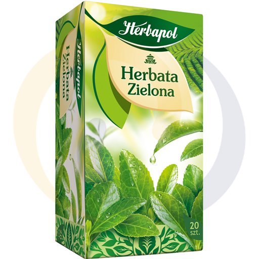 Herbapol Herbata zielona 20t*2,0g/12szt  kod:5900956004228