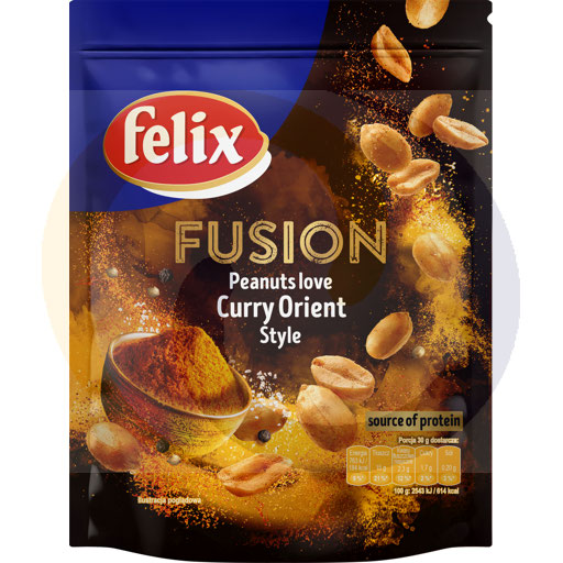 Orzeszki ziemne Fusion Curry Oriental 150g/12szt Felix (90.6506)