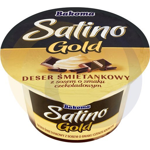 Bakoma Satino Gold deser śmietanka z czekola 135g/12szt  kod:5900197017810