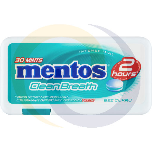 Van Melle Mentos 2H Clean breath-Intense mint 21g/12szt  kod:80878025