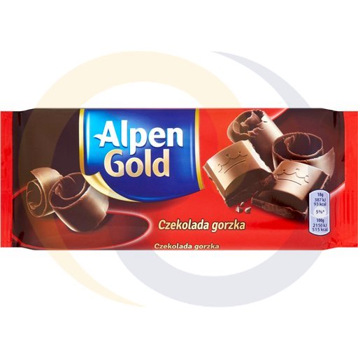 Mondelez - słodycze Czekolada AlpenGold gorzka 90g/23szt Mondelez kod:7622210308986