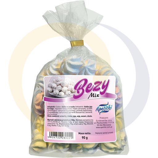 Eurobrand Bezy mix 90g/8szt  kod:5904722280229