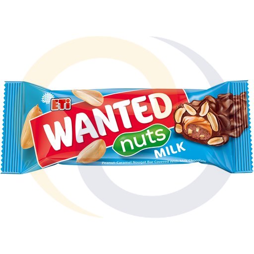 Eti Baton Wanted nuts milk 45g/16szt/4dis  kod:8690526008646