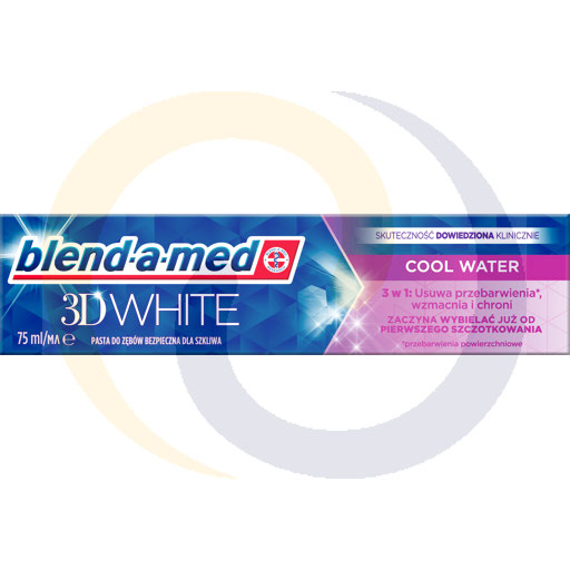 PASTA DO ZĘBÓW BLEND-A-MED 75ML 3D WHITE COOL (9.6172)