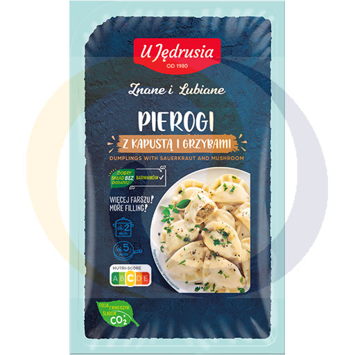 Pierogi z kapustą i grzybami 400g/6szt U Jędrusia