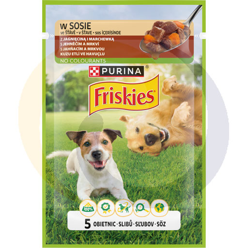 Pokarm Friskies ADULT jagnięcina march 85g/26szt Purina