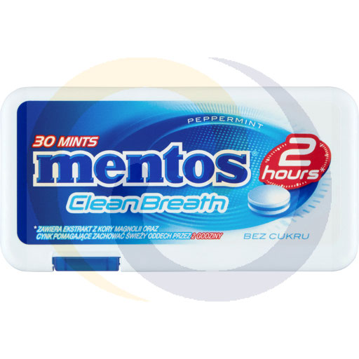 Van Melle Mentos 2H Clean breath-Peppermint 21g/12szt  kod:80969914