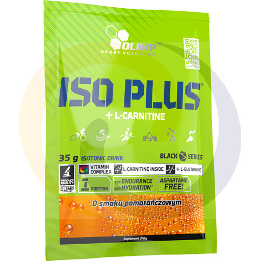 Iso Plus+L-Carnitine pomarańcza 35g saszetka Olimp