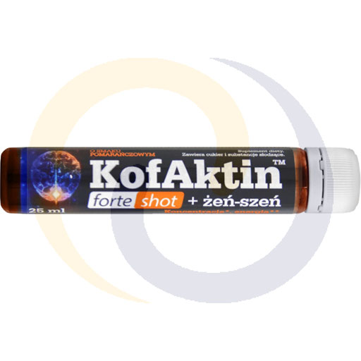 KofAktin forte shot+ginseng ampoule 25ml orange Olimp