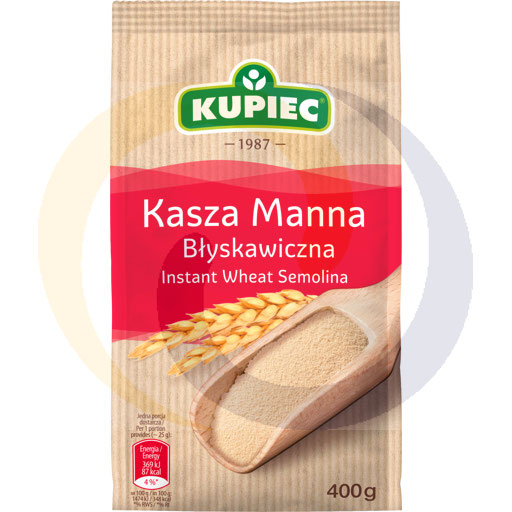 Kasza manna błyskaw.folia 400g/8szt Kupiec (37.1522)