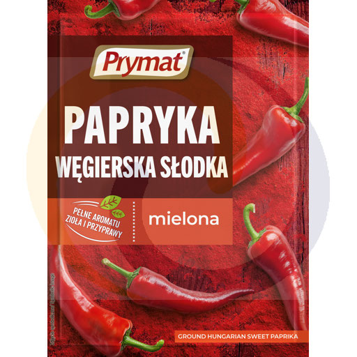 Przyprawa papryka węgierska słodka miel. 20g/25sz Prymat (80.902)