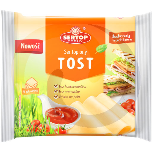 Sertop Ser topiony tost plastry 130g/10szt  kod:5900746000096