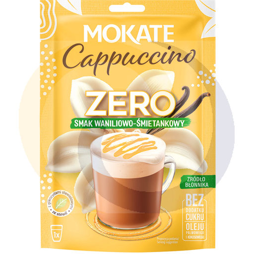 Cappuccino Zero vanilla-cream sachet 20g/10pcs Mokate
