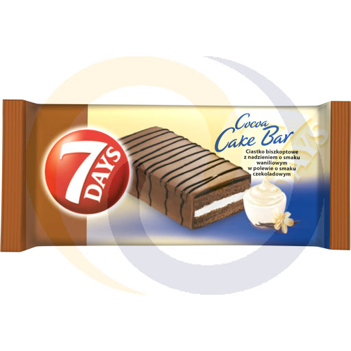 7Days Cocoa Cake Bar vanilla 32g/16pcs Mondelez (9.265)