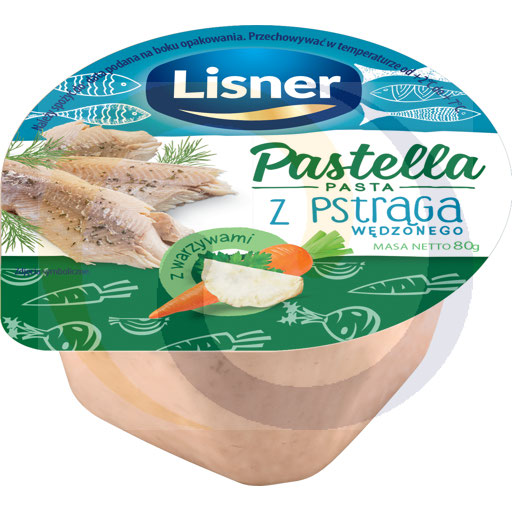 Lisner Pastella pstrąg warzywa 80g/6szt  kod:5900344023909
