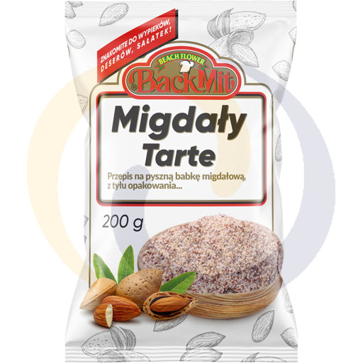 Migdały Backmit tarte 200g/12szt Kresto