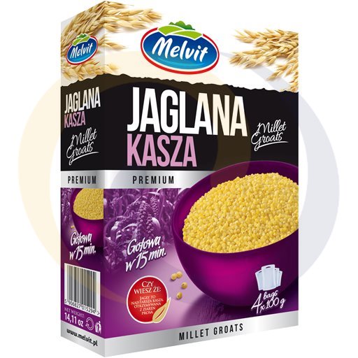 Kasza jaglana 4*100g/6szt Melvit (99.3886.end)