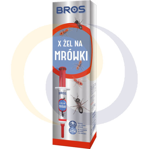 BROS.X ŻEL NA MRÓWKI W STRZYKAWCE 10G